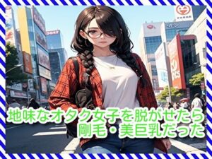 地味なオタク女子を脱がせたら剛毛・美巨乳だった(BMさん) [d_287150]