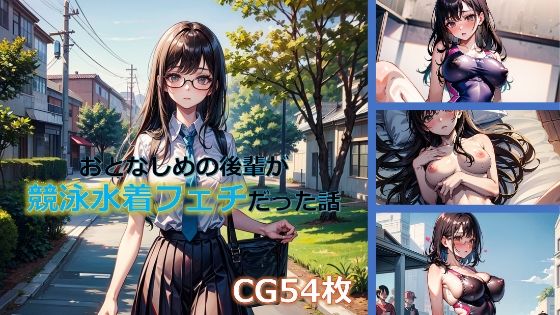 おとなしめの後輩が競泳水着フェチだった話(えのるめ) [d_287239]