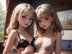 2人の美少女(白熊兎) [d_287833]