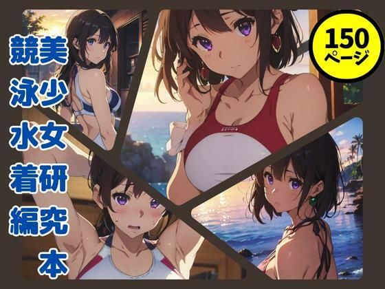 美少女研究本vol.1（競泳水着編） ポロリもあるよ(画像生成マン) [d_289163]