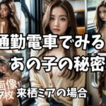 AI写真集 通勤電車でみるあの子の秘密 来栖ミア編(AIgis) [d_289233]