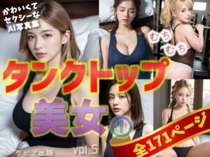 「タンクトップ美女1」かわいくてセクシーなAI写真集vol.5（全171ページ）(AIグラビア出版) [d_289988]