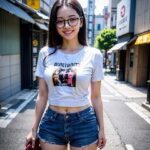 街で露出したりぶっかけられるのが好きな変態眼鏡っ子とデート(えぬすたでぃお) [d_290115]