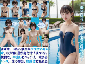 J〇美少女がプールサイドで夏の限界誘惑！(Flow) [d_290335]