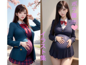 妊娠してる女子校生のイラスト集(ビタミン) [d_290789]