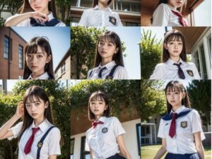 制服美少女CG集(きゅうりの里) [d_291543]