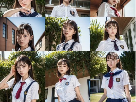 制服美少女CG集(きゅうりの里) [d_291543]