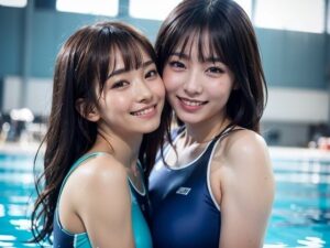 競泳水着の彼女(笑顔の彼女@SmileGirls) [d_292002]