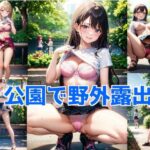 公園で野外露出(Men_at_Work) [d_271969]