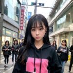 パーカーの下の美女 345枚［AI美人写真集］(AI世界出版社) [d_274378]