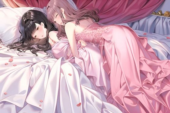 ウエディングドレス美少女（百合）チューして(Dresscco) [d_276879]