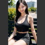 街中で出会った巨乳でノースリーブな美女の街角スナップ写真集【AI妄想グラビア写真集】(おなにマン) [d_283775]