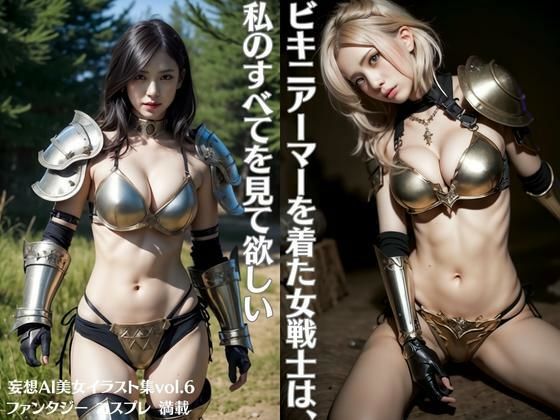 ビキニアーマーを着た女戦士は、私のすべてを見て欲しい〜妄想AI美女イラスト集vol.6 ファンタジー コスプレ 満載〜(妄想グラビア出版) [d_284574]