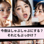 今夜はしゃぶしゃぶにする？それともぶっかけ？(花びらの囁き) [d_285357]