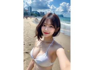 絶対的な美女:エロなし、モデル写真(ぷるん) [d_287895]