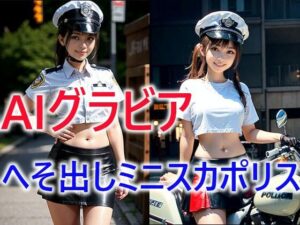 AIコスプレグラビア へそ出しミニスカポリス(美伝プロジェクト) [d_288234]