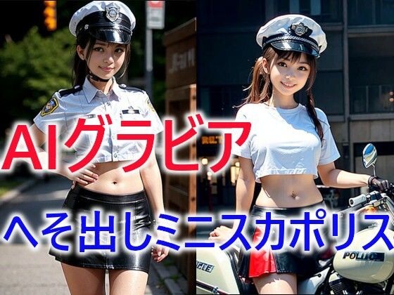 AIコスプレグラビア へそ出しミニスカポリス(美伝プロジェクト) [d_288234]