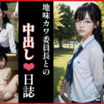 地味カワ委員長との中出し日誌(エロAIいらすとや) [d_290932]