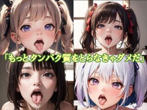 「もっとタンパク質をとらなきゃダメだ」AI生成イラスト集（画像は商用利用可！）(kojirom画像生成所) [d_291154]