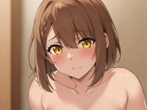 AIアニメーション・パイズリ茶髪金眼(AIズリ屋) [d_293269]