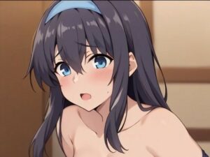 AIアニメーション・パイズリ黒髪碧眼(AIズリ屋) [d_294063]