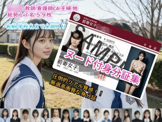 【超精細】ヌード身分証集(サブ618) [d_294098]