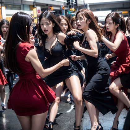 キャットファイト 女の喧嘩 1(CFAIC) [d_295690]