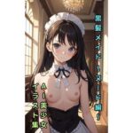 【黒髪メイド 〜ヌード編〜】美少女イラスト集【86枚】(AIメイドラボ) [d_296336]