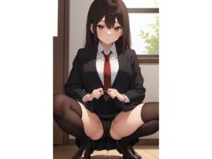 黒髪JKのしゃがみパンチラコレクション(フェチBOX) [d_296339]