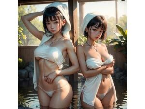 湯上がり美人【AI生成】(AI美女集) [d_297273]