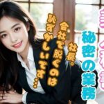 【美脚OL】「社長。会社で脱ぐのは恥ずかしいです///」 社内で露出エロ画像(AI美女画像作成所) [d_297390]