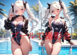 プールで撮影会(プラモ制作委員会) [d_298161]