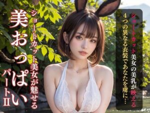 ショートカット美女が下着＆制服＆水着＆バニー姿で魅せる美しいバストラインコレクション(理想の彼女研究所) [d_298260]