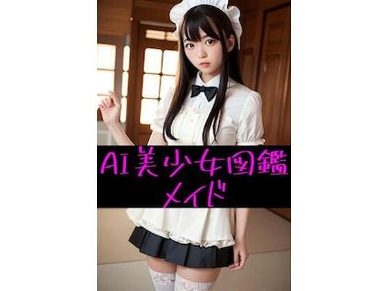 ［AIグラビアイラスト集］ AI美少女図鑑 メイド(Delusional AI Workshop) [d_298671]