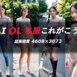 【超高画質4K越え】AI OL 私服これがこう！(AILunaのセクシーグラビアOL編) [d_298847]