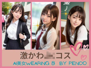 AI美女wearing〜シリーズ8〜激かわJKコス 検査済japanese日本人 美人 美少女 女子校生 女子校生 学校 学園 制服 生徒 教師 グラビア写真集 アイドル 可愛い 激カワ 非エロ 巨乳 並乳 むちむち スポーツ コスプレ AI生成(AI美女wearing@BY PENCO) [d_299202]