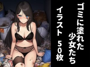 ゴミに塗れた少女たち【イラスト50枚】(晩餐ニート) [d_250137]