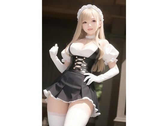 非実在美少女メイドAIイラスト集※リアル3(AIイラスト冒険者) [d_266142]