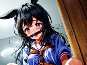 呪縛監禁ウマ耳少女(ふさふさ23) [d_279245]