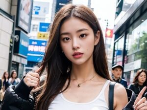 女性の輝き、街の躍動 251枚 ［AI美人写真集］(AI世界出版社) [d_282870]