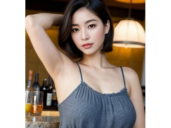 美女、腋。(AIグラビア図書館) [d_283430]