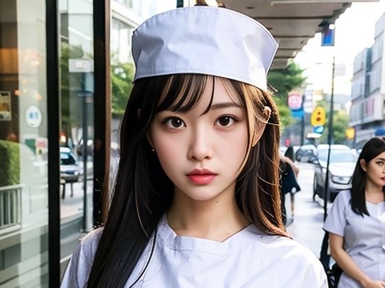 街角の輝くナースたち 133枚 ［AI美人写真集］(AI世界出版社) [d_283446]