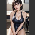 スクール水着を着た巨乳美女たちのエッチな写真集 II【AI妄想グラビア写真集】(おなにマン) [d_283782]