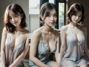 ネグリジェ姿の見知らぬ女性(underground_idolzz) [d_290413]