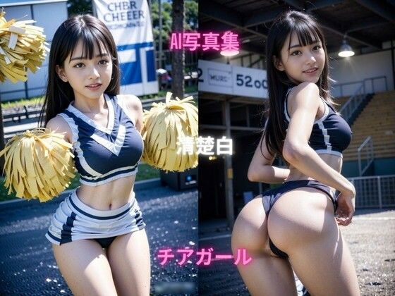 AI写真集 清楚白 SHIRO SEISO チアガール(Premium Girls) [d_293658]