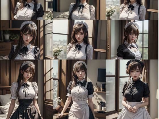 ご奉仕メイド美少女(きゅうりの里) [d_295967]