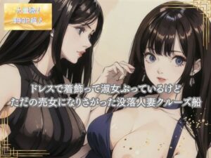 ドレスで着飾って淑女ぶっているけど、ただの売女になりさがった没落人妻クルーズ船(美麗企画) [d_299827]