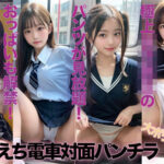 JK対面パンチラ電車(JJC) [d_301011]