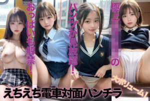 JK対面パンチラ電車(JJC) [d_301011]