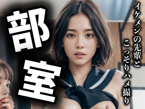 【中出し】部室で？？校生が先輩に生SEXの瞬間！デカチン挿入(大人の妄想教科書) [d_301051]